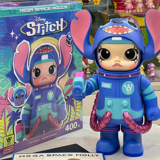 史迪仔 POP MART MEGA 太空莫莉 400%動作公仔