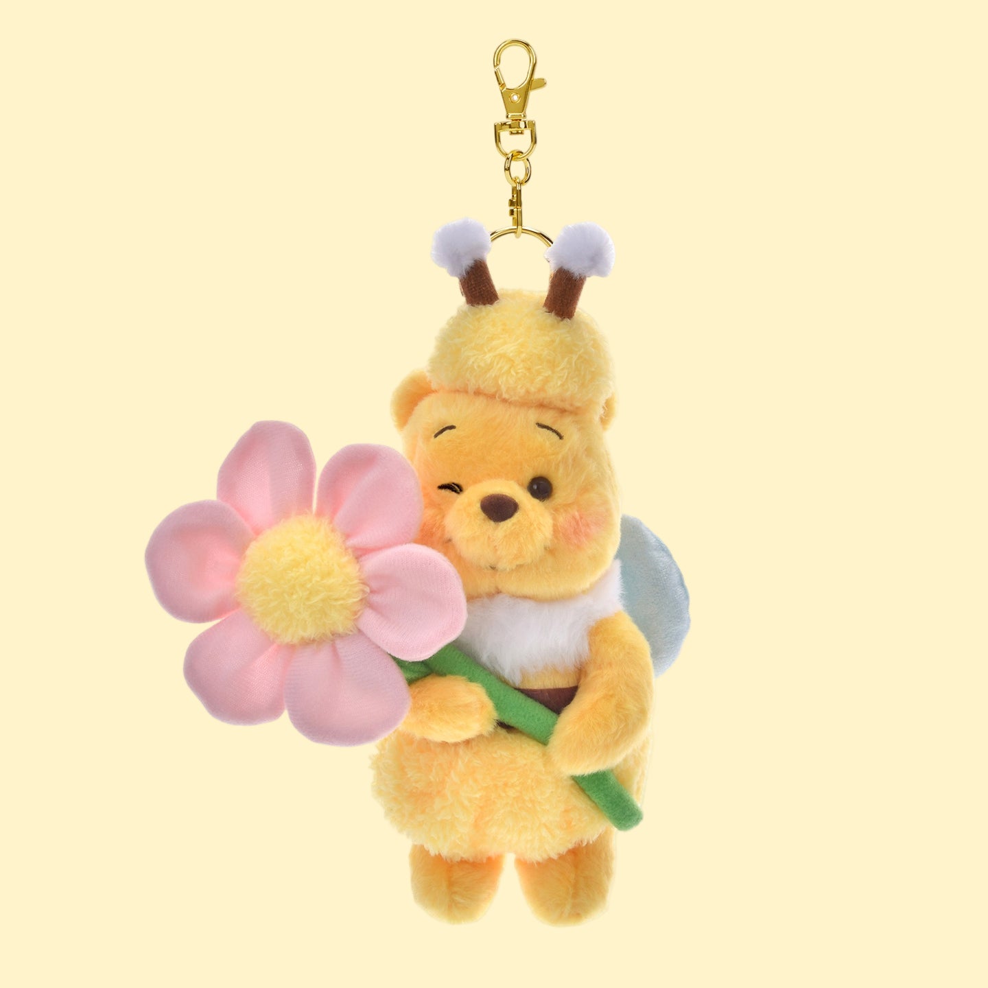 小熊維尼 Flower Garden公仔吊飾/鎖匙扣