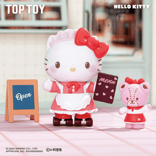 Hello Kitty/Melody/Kuromi/Cinnamoroll/Pochacco/布甸狗 滾軸溜冰餐廳盲盒
