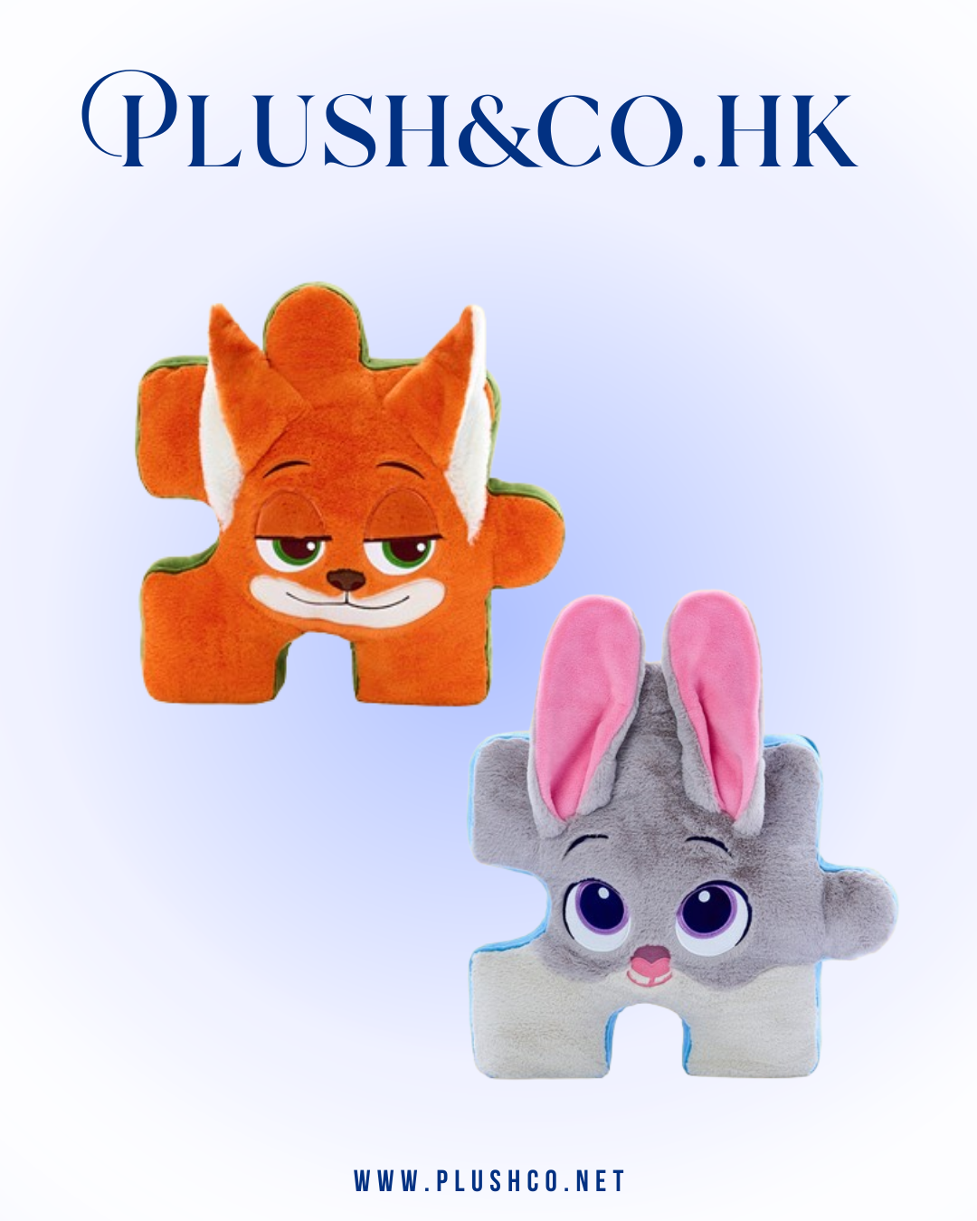 Judy朱迪／Nick阿力 拼圖梳化抱枕