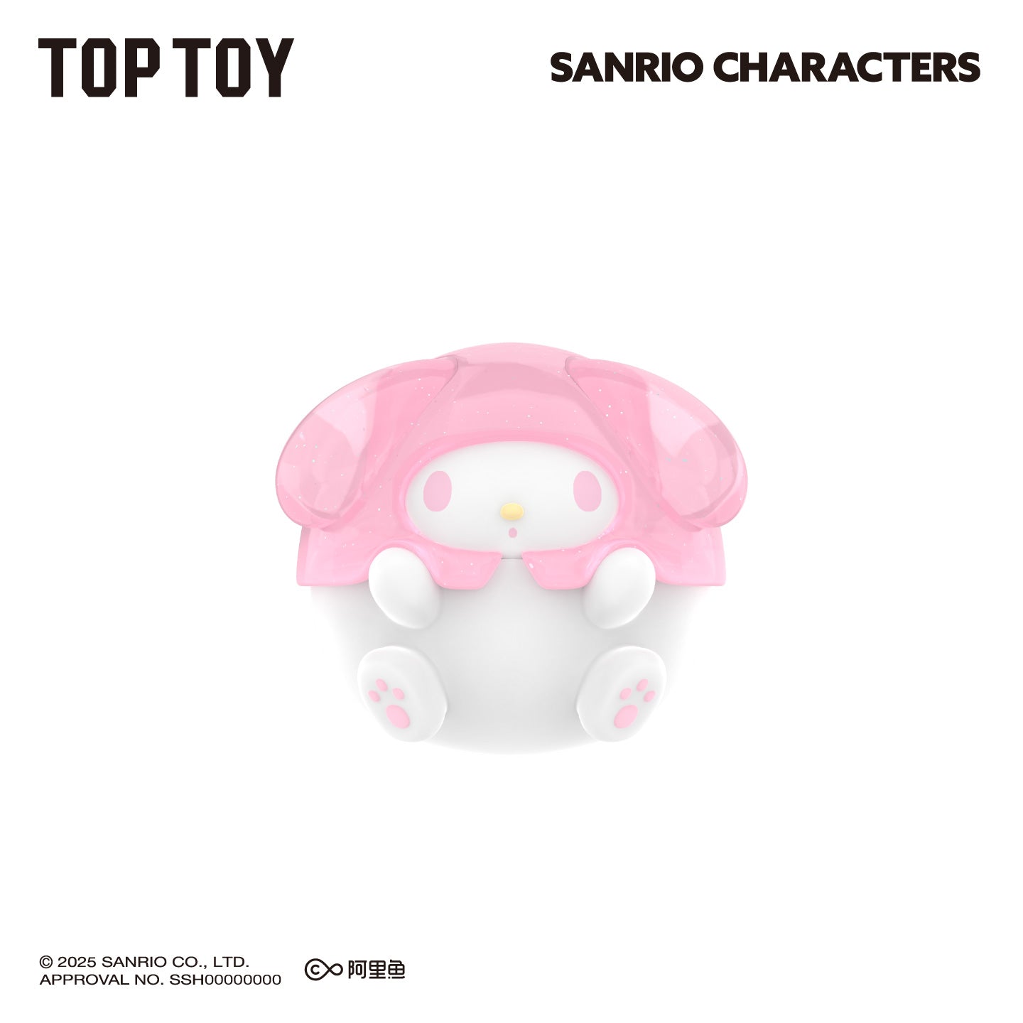 Hello Kitty／Melody／Kuromi／Cinnamoroll／Pochacco／布甸狗／醜魚 圓潤迷你公仔盲袋