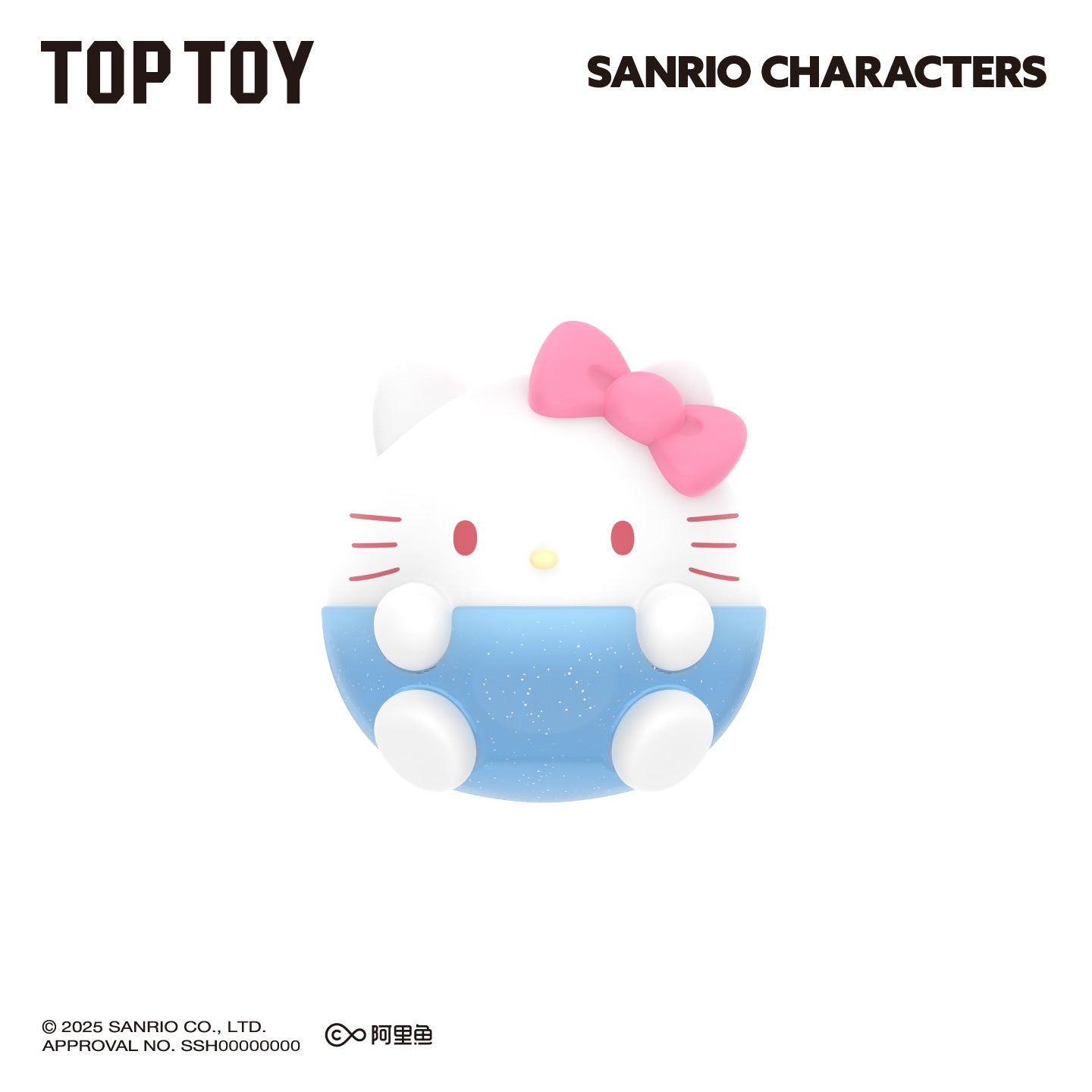 Hello Kitty／Melody／Kuromi／Cinnamoroll／Pochacco／布甸狗／醜魚 圓潤迷你公仔盲袋