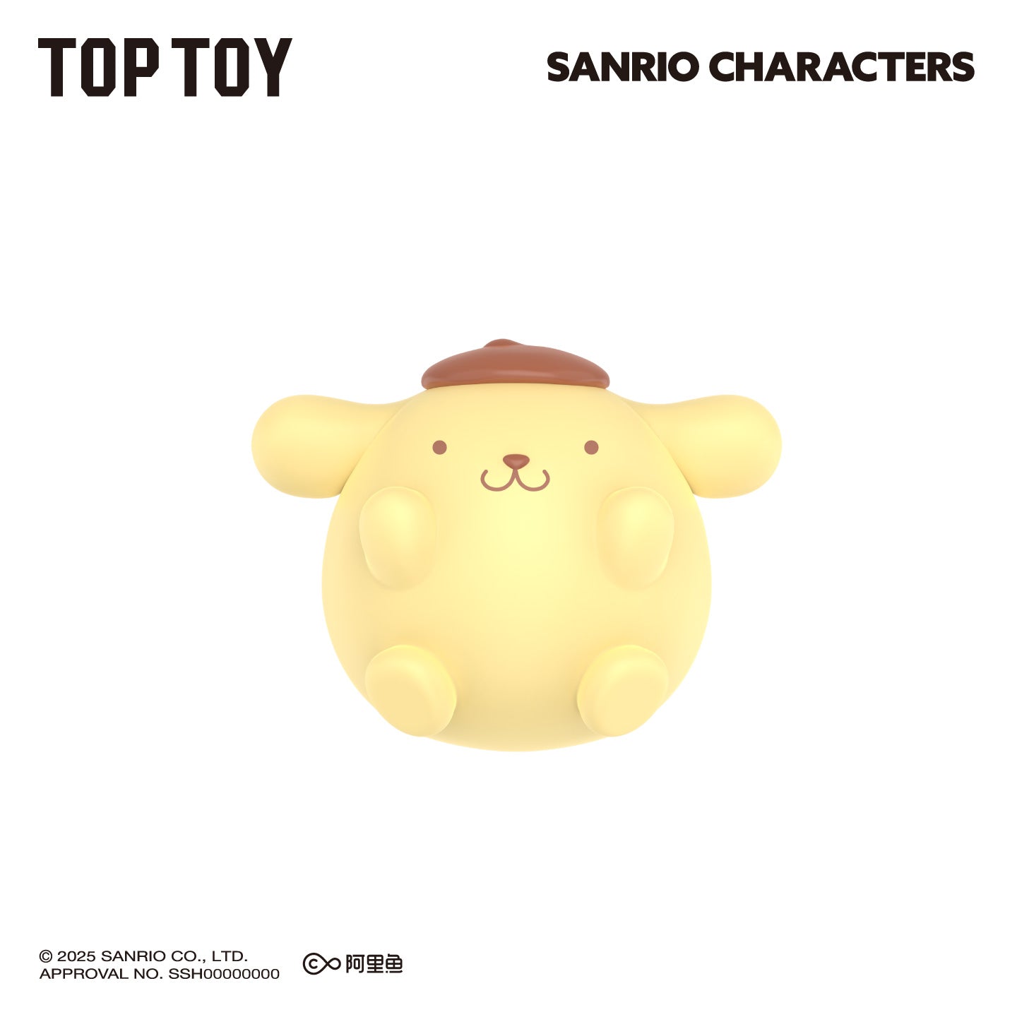 Hello Kitty／Melody／Kuromi／Cinnamoroll／Pochacco／布甸狗／醜魚 圓潤迷你公仔盲袋