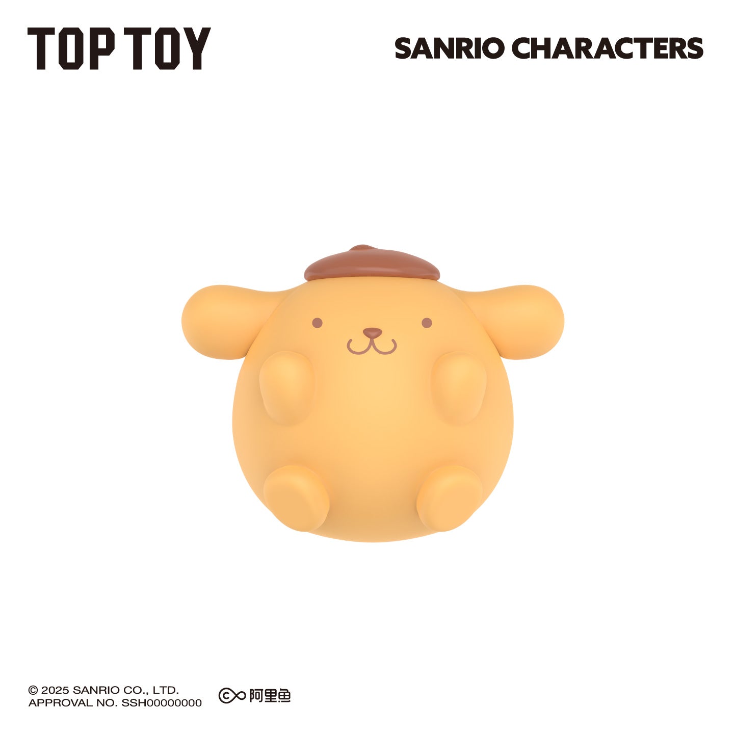 Hello Kitty／Melody／Kuromi／Cinnamoroll／Pochacco／布甸狗／醜魚 圓潤迷你公仔盲袋