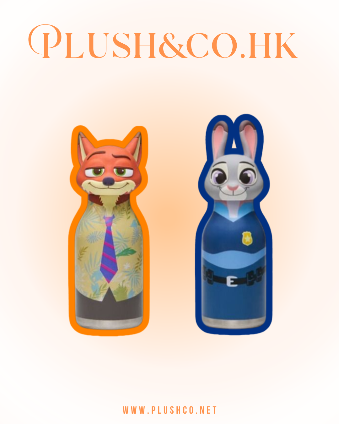 Zootopia x Starbucks Judy朱迪/Nick阿力 430mL暖水杯 – Plush & Co.HK