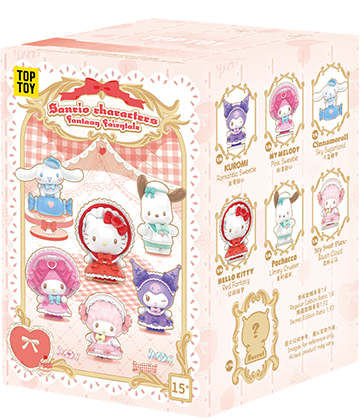 Hello Kitty／Melody／Kuromi／Cinnamoroll／Pochacco奇幻童話系列公仔盲盒