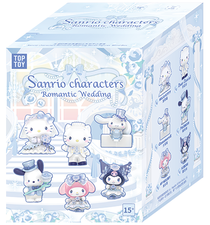 Hello Kitty／Melody／Kuromi／Cinnamoroll／Pochacco 浪漫婚禮盲盒