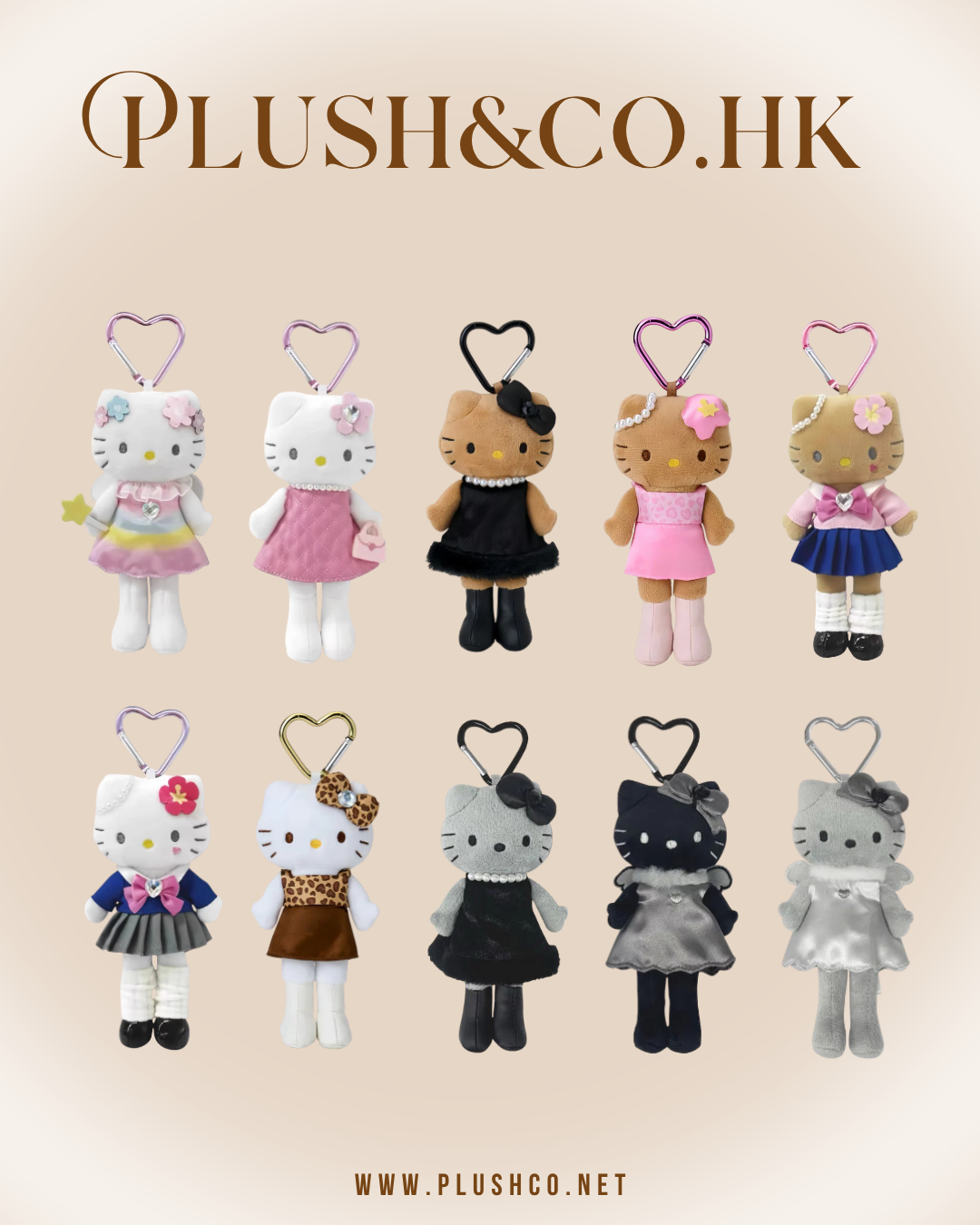 Hello Kitty 長腿公仔吊飾