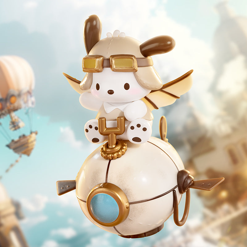 Hello Kitty／Melody／Kuromi／Cinnamoroll／Pochacco 蒸氣龐克系列盲盒公仔