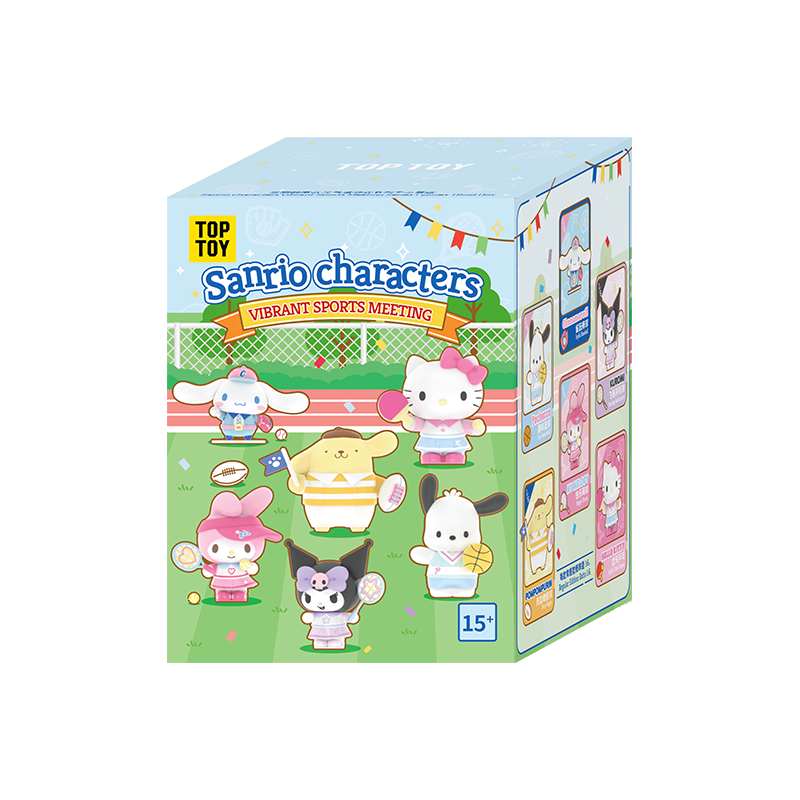 Hello Kitty／Melody／Kuromi／Cinnamoroll／Pochacco／布甸狗 活力運動會系列盲盒