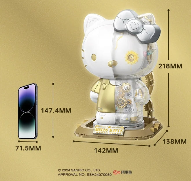 Hello Kitty TC2045獨家鉑金版白金身型積木