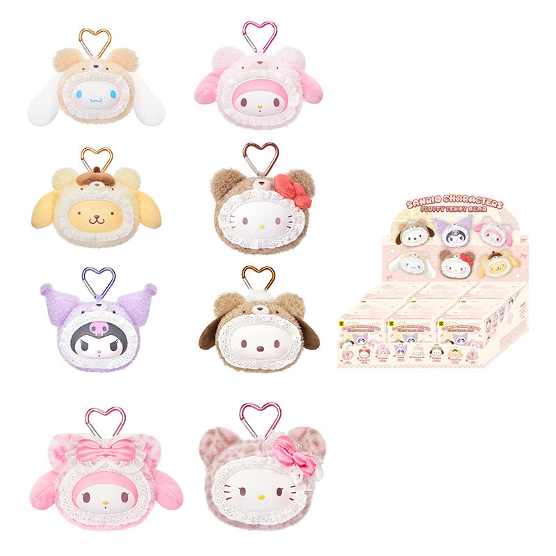 Hello Kitty／Melody／Kuromi／Cinnamoroll／Pochacco／布甸狗 毛毛熊仔鎖匙扣盲盒