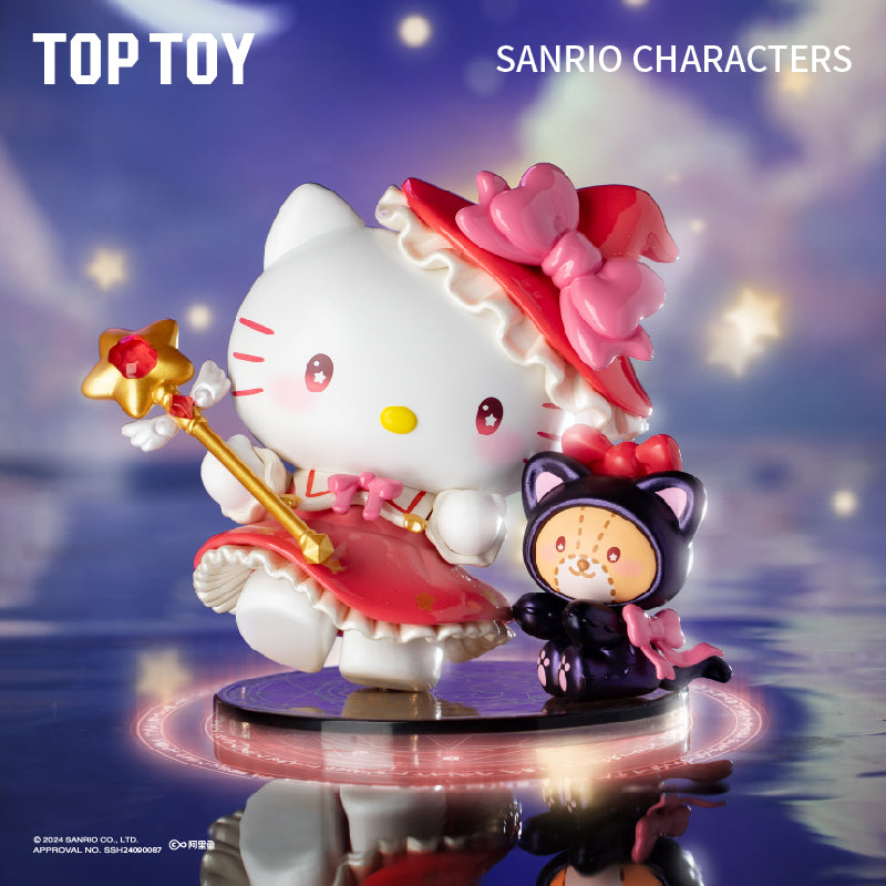 Hello Kitty／Melody／Kuromi／Cinnamoroll／Pochacco 星夜派對魔術師公仔盲盒