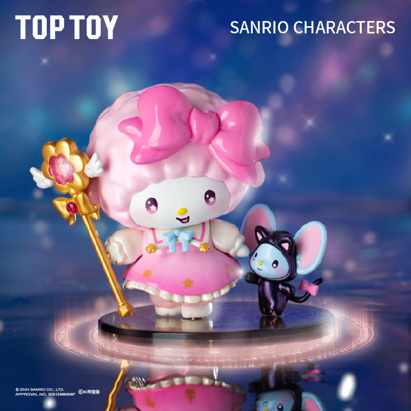 Hello Kitty／Melody／Kuromi／Cinnamoroll／Pochacco 星夜派對魔術師公仔盲盒