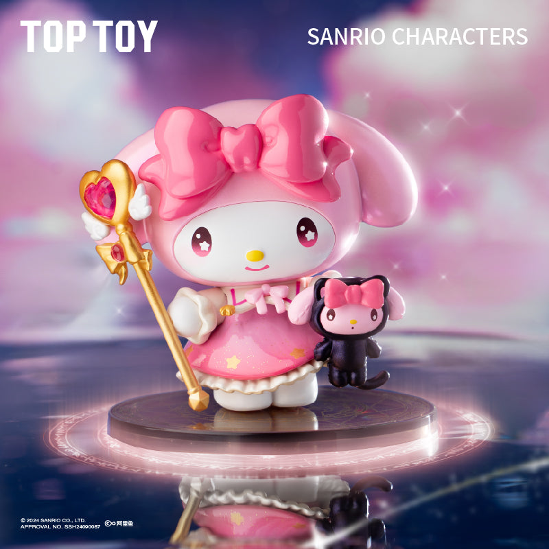 Hello Kitty／Melody／Kuromi／Cinnamoroll／Pochacco 星夜派對魔術師公仔盲盒