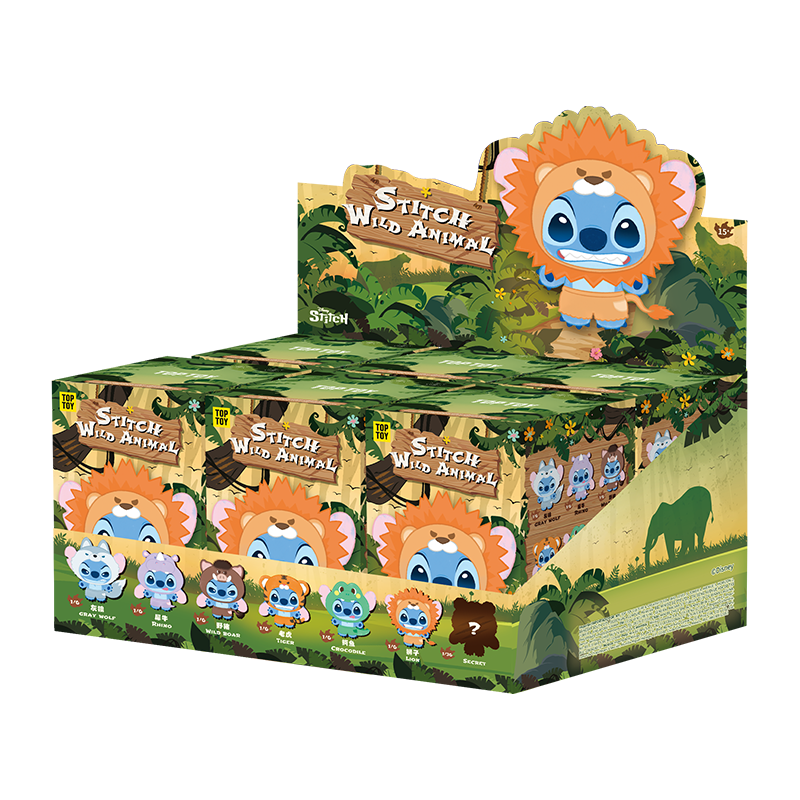 史迪仔 野生動物系列毛公仔盲盒